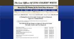 Desktop Screenshot of cenacolbertwhite.com